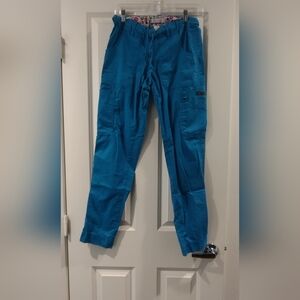 koi Teal Cargo Pants